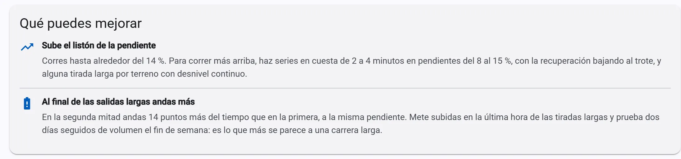 Tu nivel en subida, de iniciación a élite, y qué entrenar para correr más arriba